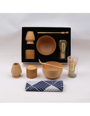 Kit cérémonie du thé matcha - 6 pièces (coffret) outlet