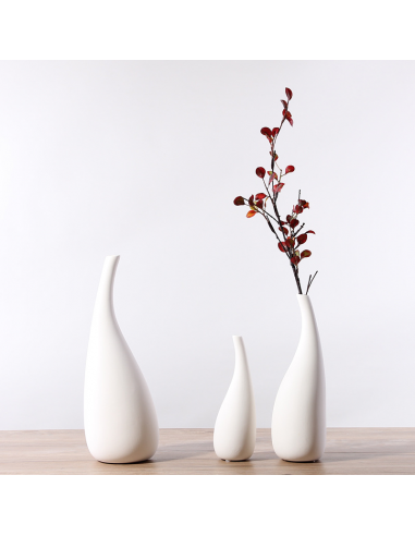 Vase blanc design la livraison gratuite