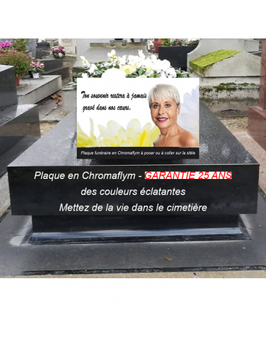 Plaque Funéraire Maman Fleurs hantent personnes