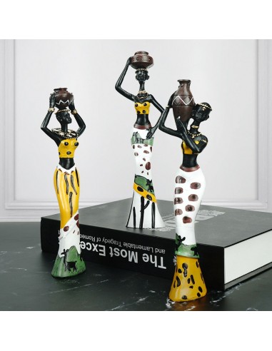 Statue Femme Africaine (Trio) les ctes